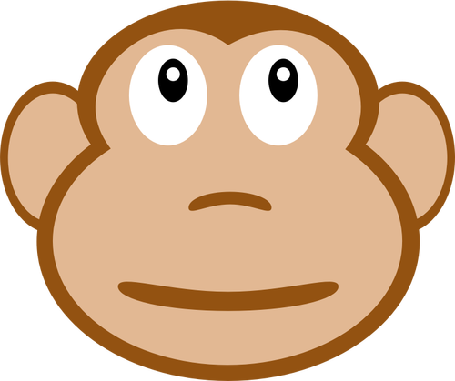 Monkeys ansikt